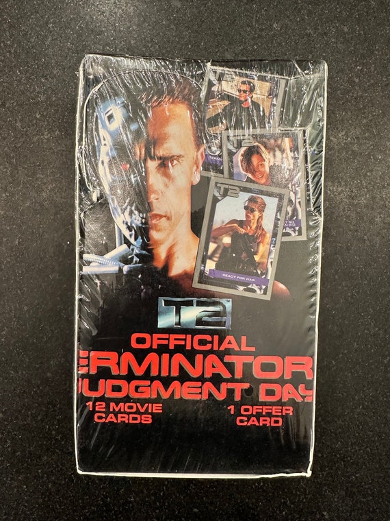 Factory Sealed, UNOPENED 1991 BOX of Official TERMINATOR 2