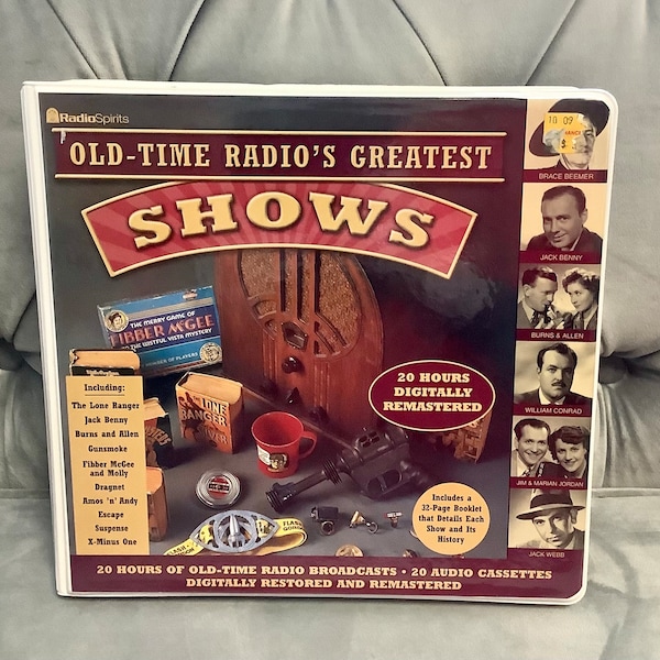 2002 Old Time Radio's Greatest Shows Set of 20 Cassettes