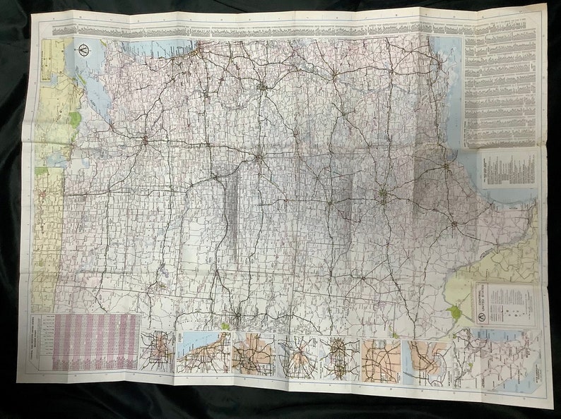 1979 APCO COUNTRY Vintage MAP of the Central United States - Etsy