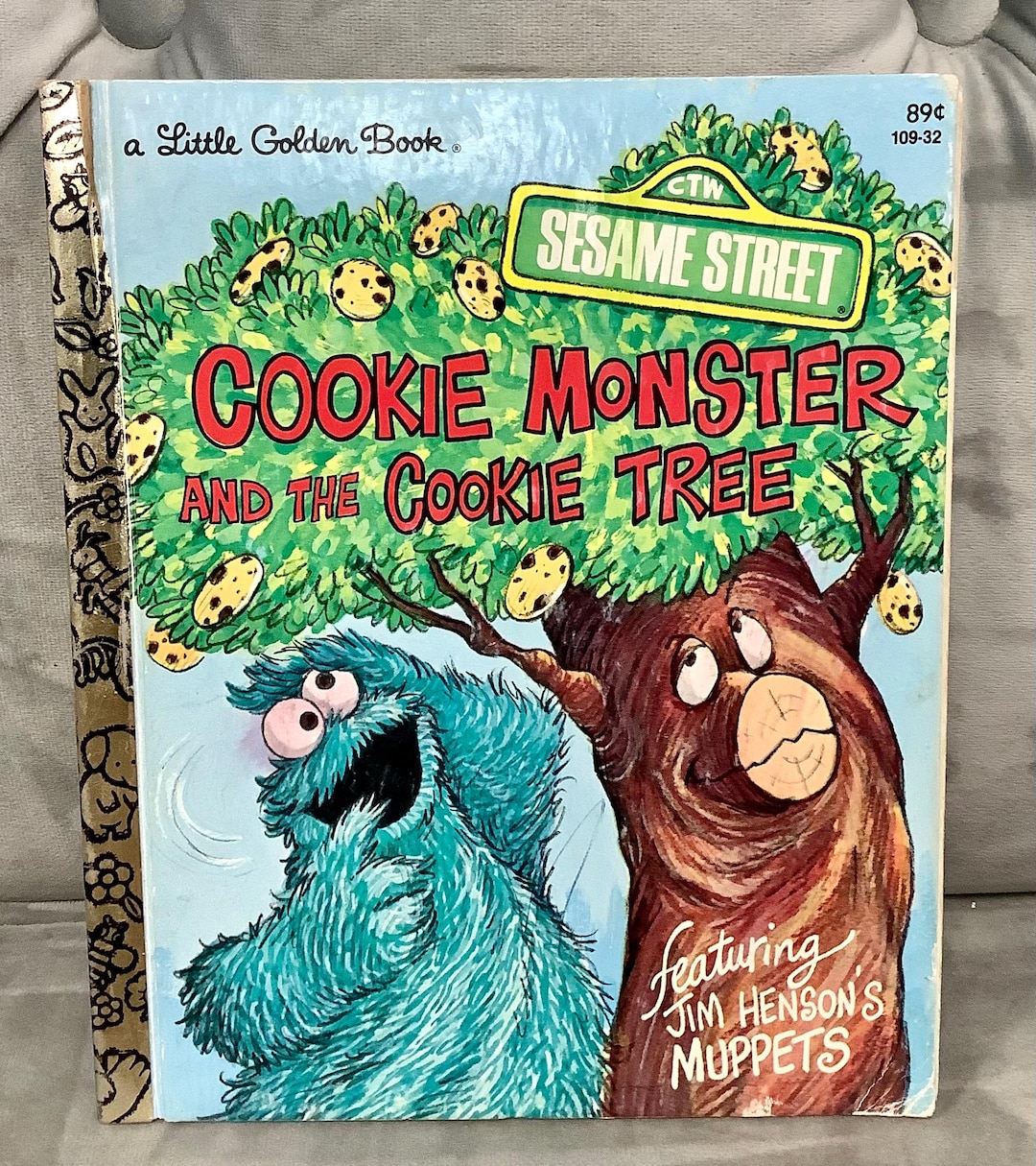 1981 Little Golden "cookie Monster and the Cookie Tree" Book - Etsy