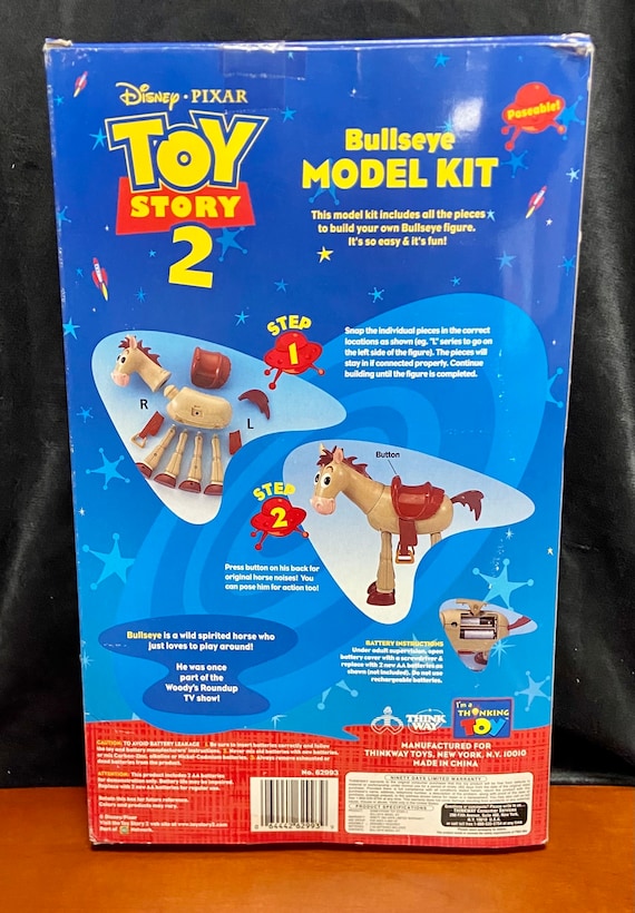 Unopened 2000 Toy Story 2 BULLSEYE MODEL KIT Snap Assembly