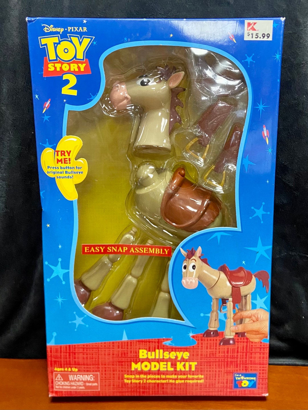 Unopened 2000 Toy Story 2 BULLSEYE MODEL KIT Snap Assembly - Etsy