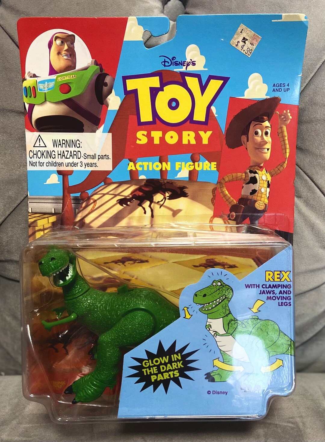 Unopened 1990s Disney Original TOY STORY 'glow in the Dark Etsy