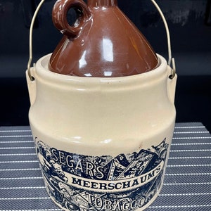tobacco crock Segars MEERSCHAUMS Tobacco Crock. Holt Howard Crock