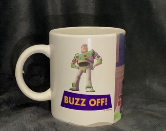 Vintage Disney TOY STORY Buzz Lightyear Ceramic Coffee Mug