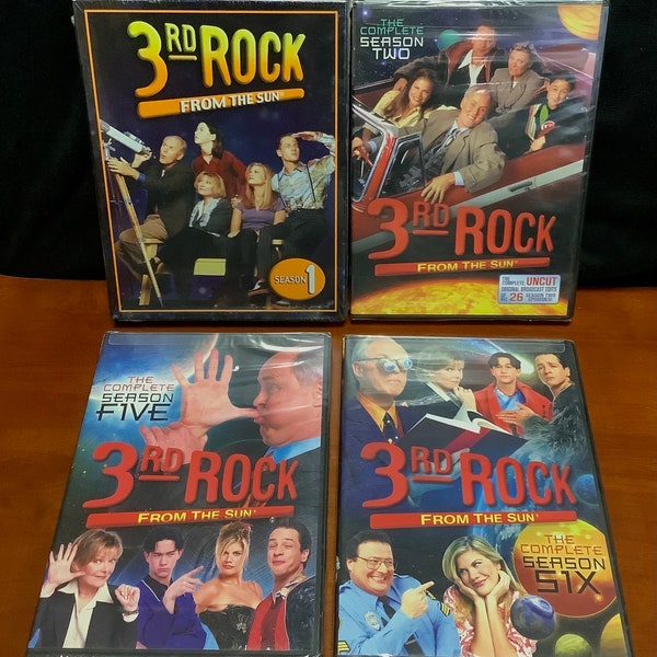 UNOPENED 1996-2013 "3RD ROCK From The SUN" Seasons 1, 2, 5, 6