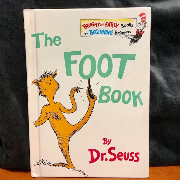 1993 Renewed Book "The Foot Book" By DR.SEUSS