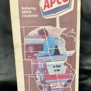 1979 APCO COUNTRY Vintage MAP of the Central United States - Etsy