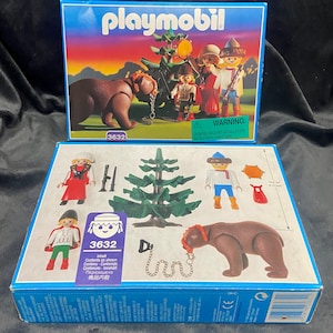 UNOPENED 1993 BEAR Trap PLAYMOBIL Set 3632