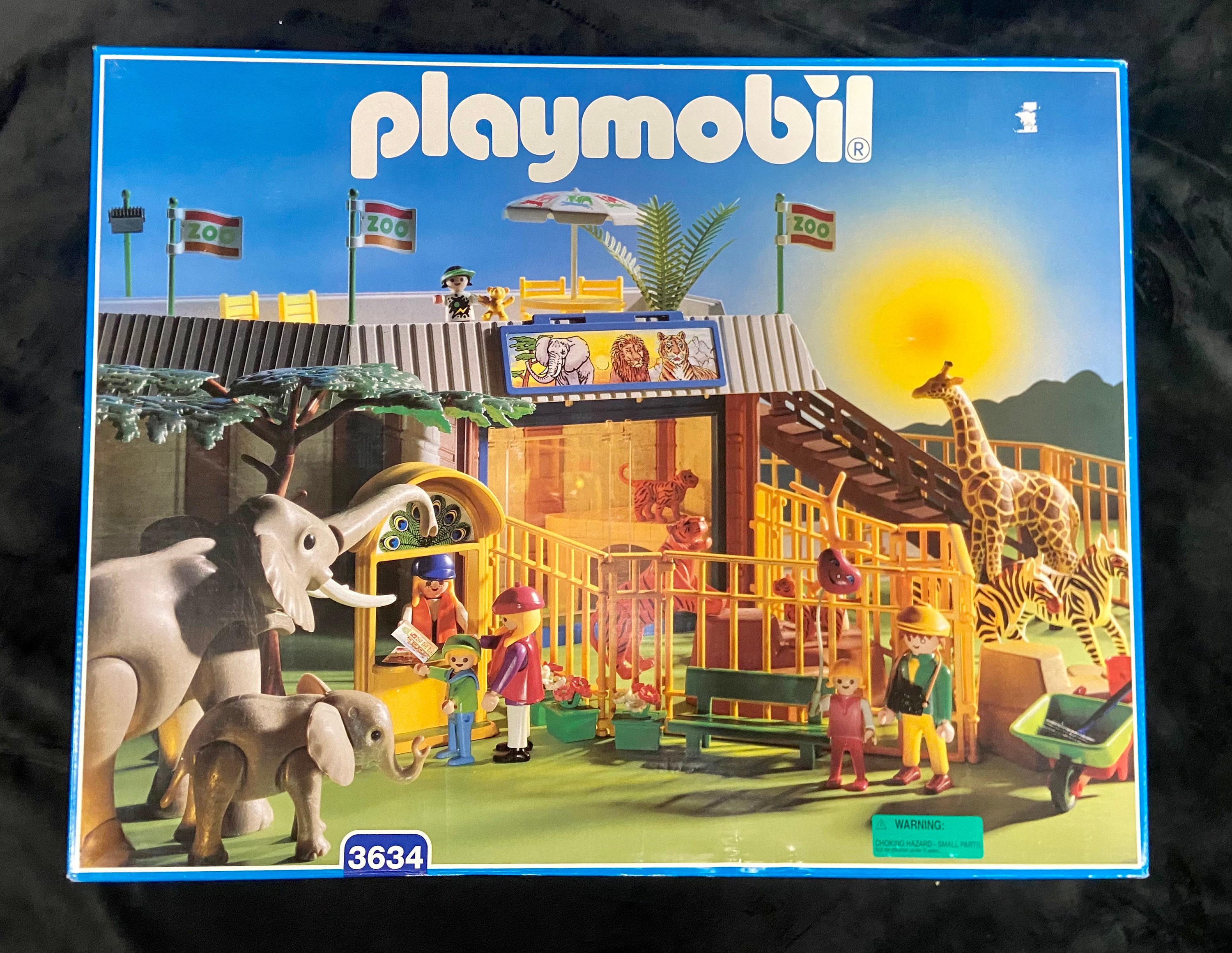 UNOPENED 1993 PLAYMOBIL Complete ZOO Set 3634 - Etsy