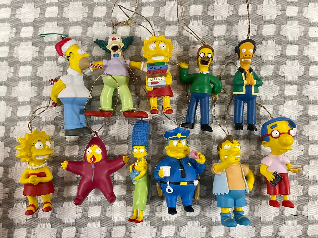 Simpsons Christmas Ornaments 