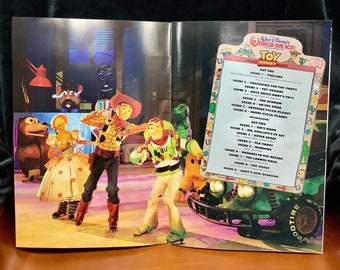 1997 Walt Disney's World On Ice Toy Story Book