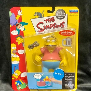 2000 Unopened SIMPSONS World Of Springfield &quot;Barney&quot; INTERACTIVE FIGURE