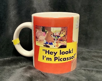 Vintage 1995 Mr. Potato Head "Hey Look! I'm Picasso!" Coffee Mug