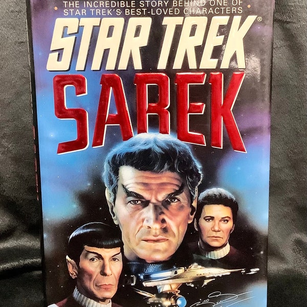 1994 Paramount Pictures "STAR TREK SAREK" Hard Cover Book By A.C. Crispin