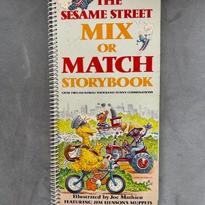 The SESAME STREET Mix or Match Storybook by Random House. 1977