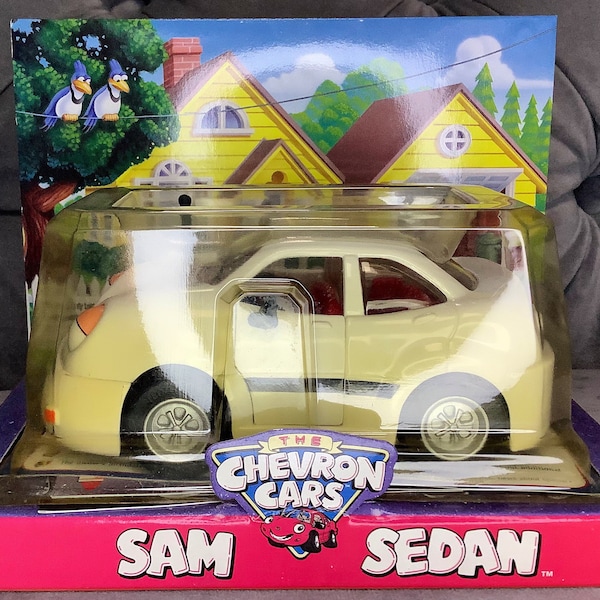 Vintage 2000 In Box "SAM SEDAN" From The CHEVRON Cars Collection