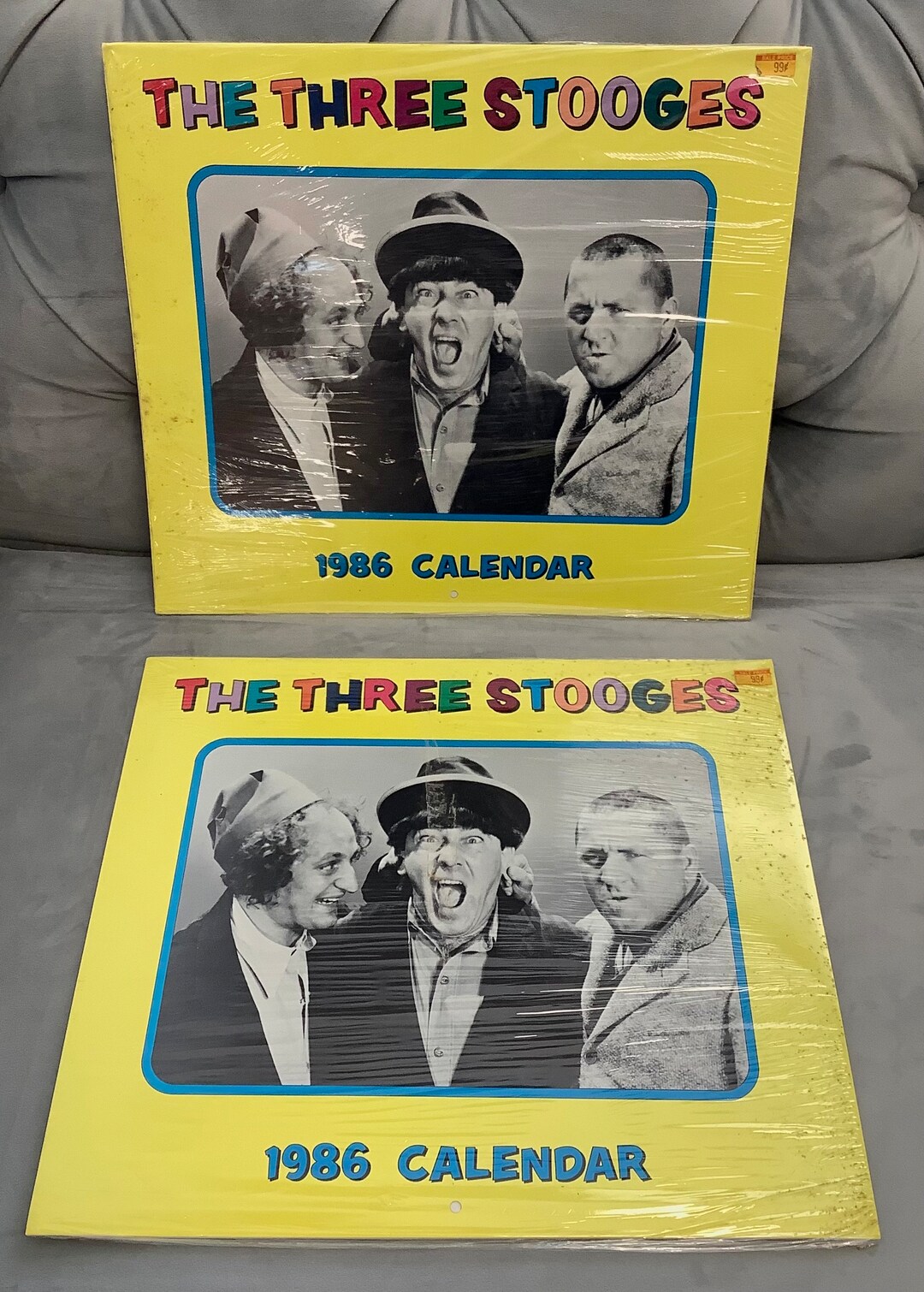 Unopened 1986 the THREE Stooges CALENDAR Etsy