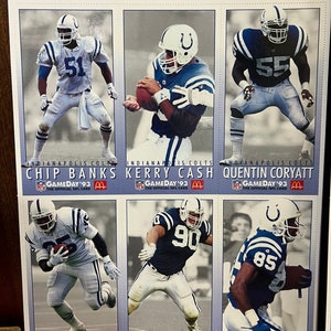 1993 COLTS Game Day McDonalds Collector Cards! 1-3 Complete Series