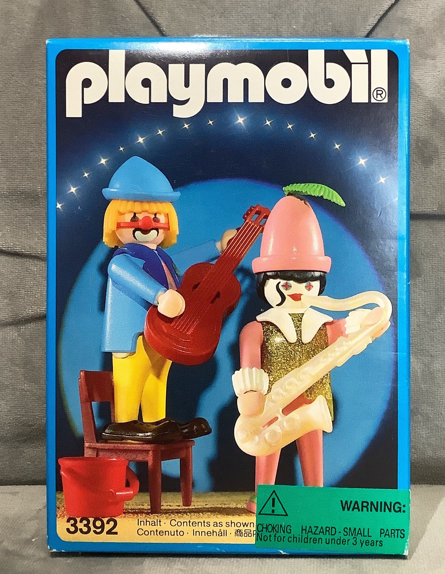 3 CLOWN Playmobil CIRCUS Figure, Playmobil Vintage Figurines