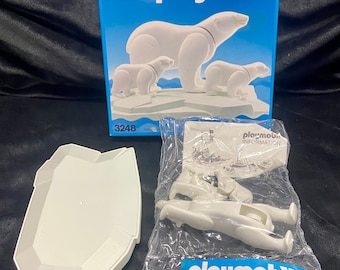 UNOPENED 1985 PLAYMOBIL POLAR Bears Set 3248 UK
