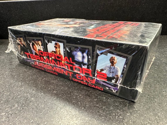 Factory Sealed, UNOPENED 1991 BOX of Official TERMINATOR 2