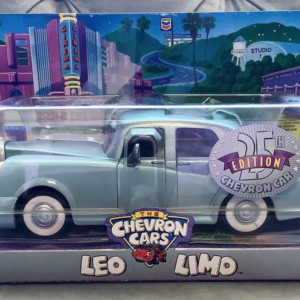 OPENED In Box "Leo LIMO" The CHEVRON 2000 Car 25th Anniversary Edition