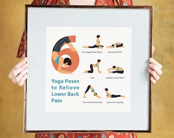 6 estiramientos de yoga para aliviar el dolor lumbar