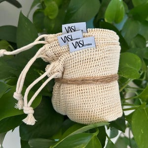 3 Pack -Eco-Friendly Cotton Mesh Bags | Reusable Produce Storage | Zero-Waste Shopping | Plastic-Free Large Bags 16&quot;x11.5&quot; Perfect size