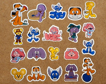 Stuffed Stickers (20 pcs), Stuffed Animal Stickers, Animal Stickers, Cute Stickers, Matte Sticker, Vinyl Sticker, Die cut Sticker, Decal