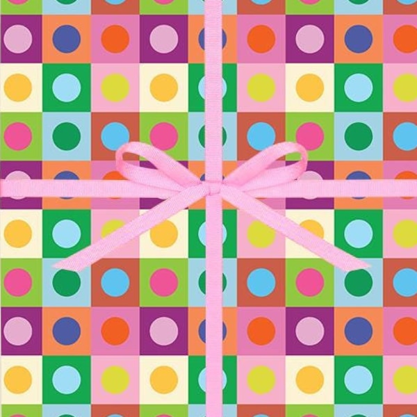 Grid Wrapping Paper - Etsy