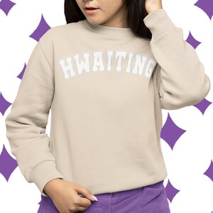 KPop Merch Subtle K Pop Crewneck Varsity Sweatshirt Dad KDrama Gift For Mom Hwaiting Hallyu Sister Collegiate Grandma Kidcore Drama Sweater