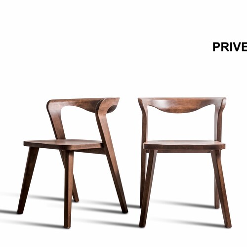 Set of 6 Modern Dining Chairs Solid Wood Legs Wood Chair Etsy