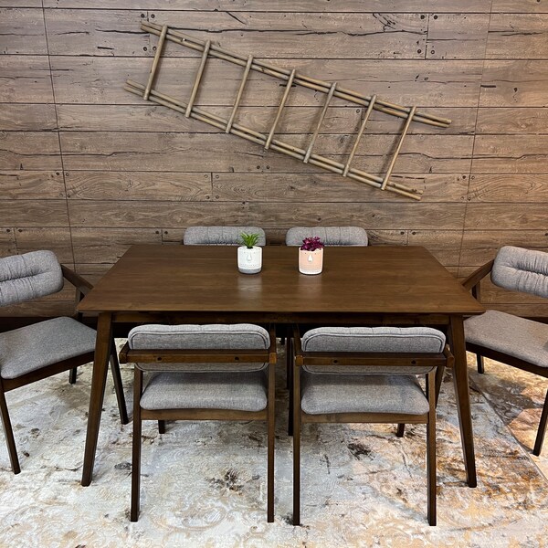 70s Dining Table and Chairs - Etsy