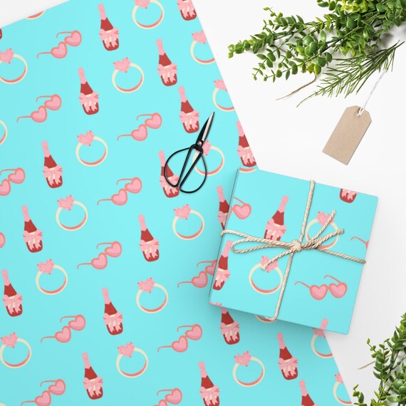 Bridal Shower Wrapping Paper Wedding Wrapping Paper Etsy