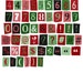 Christmas Ransom Note Alphabet: Red & Green PNG (digital Download) - Etsy