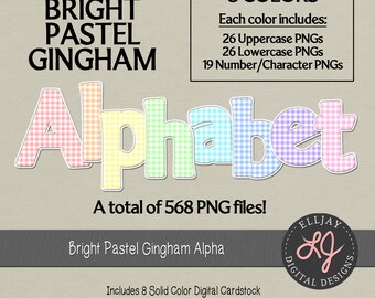 Pastel gingham digital alphas. PNG Alpha. Gingham pattern alpha. Individual PNG alpha files. Pastel alpha. Instant download. Commercial use.