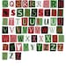 Christmas Ransom Note Alphabet: Red & Green PNG (digital Download) - Etsy