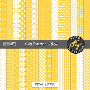 Papier numérique jaune et blanc. Texture légère de papier à motifs jaune. Papier de scrapbooking jaune. Fond numérique jaune. Téléchargement instantané.