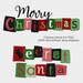 Christmas Ransom Note Alphabet: Red & Green PNG (digital Download) - Etsy