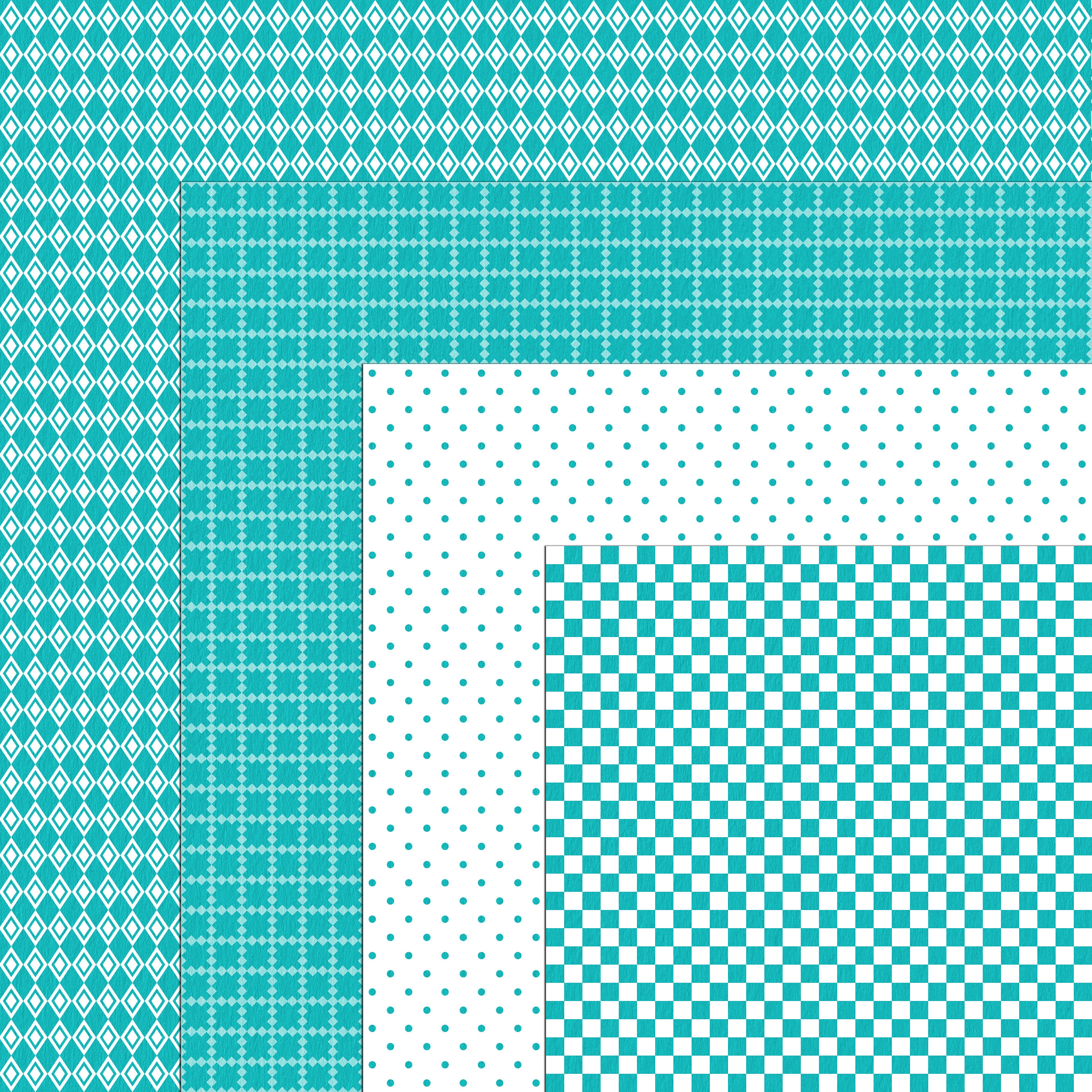 Turquoise Digital Paper Pack, Seamless Texture (digital Download) - Etsy