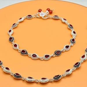 925 Sterling Silver Fancy Anklet| 10 inches | 1 pair