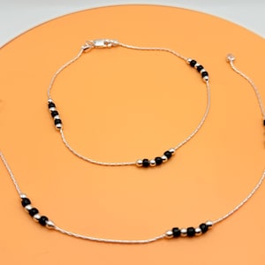 925 Sterling Silver Fancy Anklet| 10 inches | 1 pair