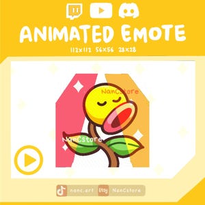 Bellsprout Wiggle Dance Animated Emotes | 2 versions RAVE | Twitch Discord | Streams Dancing Flower | Funny vibe HYPE react