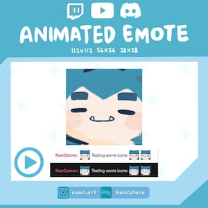 Animated Snorlax chill lifting eyebrow Emotes | Chibi Snorlax | Streaming Kawaii Emoji | Ready to Use | cute emotes | gaze | cool | stare