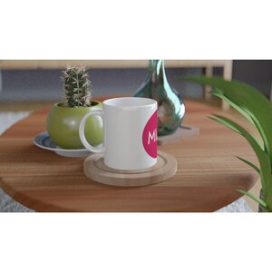 Miami Pink Mug | 11oz Ceramic Coffee Cup | Tropical Florida Souvenir Gift | Beach Lover Pink Cup image 5