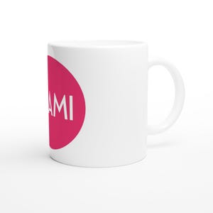Miami Pink Mug | 11oz Ceramic Coffee Cup | Tropical Florida Souvenir Gift | Beach Lover Pink Cup image 6