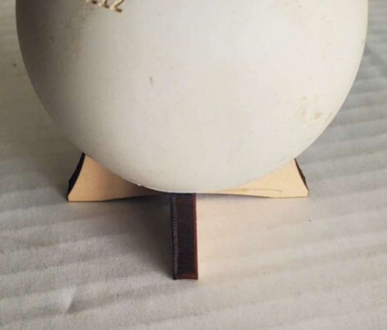 Lacrosse Ball Personalized/ Customized White- Wood Stand