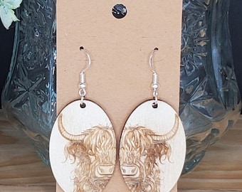 Highland Cow Ohrring (Ohrring)