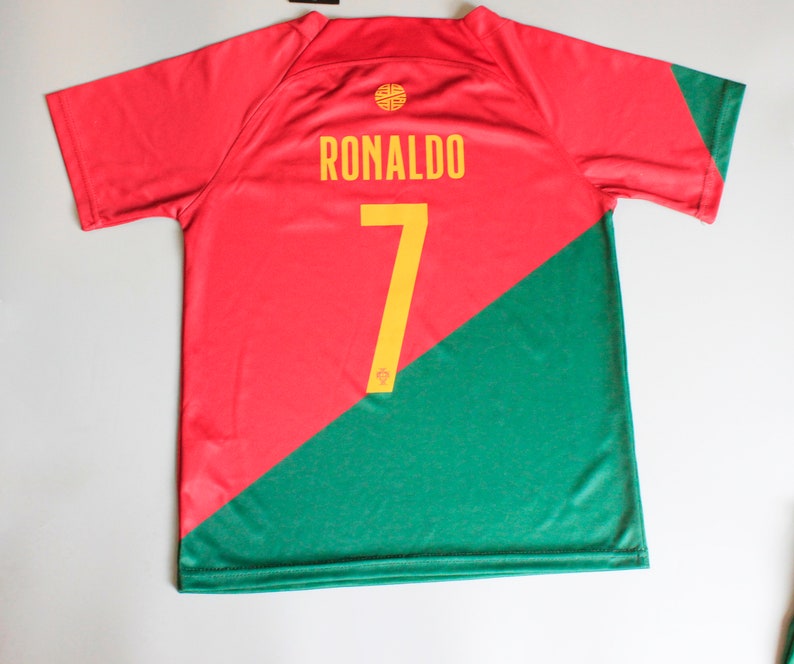 New Kids Portugal Ronaldo Home Premium Soccer Uniform - Etsy UK